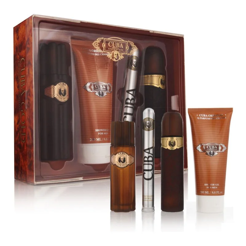 Cuba Gold 100 ml + EDT 35 ml + AS 100 ml + SG eau de toilette férfiaknak