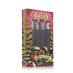 Cuba Cuba Jungle 35 ml Cuba Snake + Cuba Tiger 35 ml + Cuba Zebra 35 ml + Heartbreaker eau de parfum nőknek