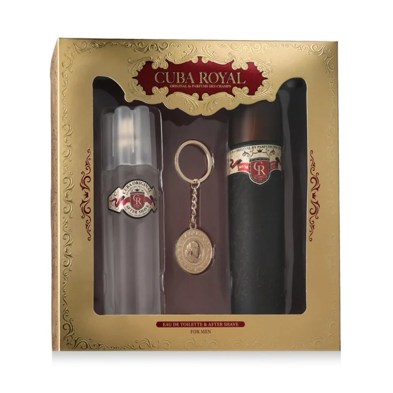 Cuba Royal toalettvíz férfiaknak 100 ml + AS 100 ml + kulcstartó