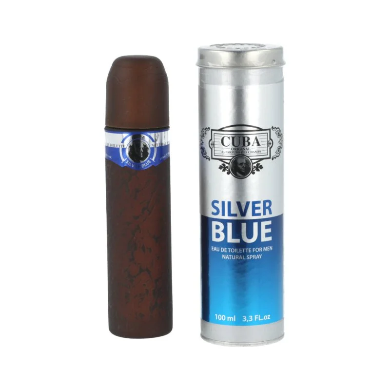 Cuba Silver Blue eau de toilette férfiaknak