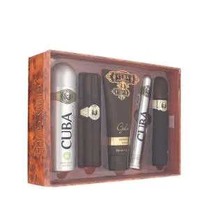 Cuba Gold EDT 100 ml + EDT 35 ml + AS 100 ml + testpermet 200 ml + tusfürdő 200 ml Férfi