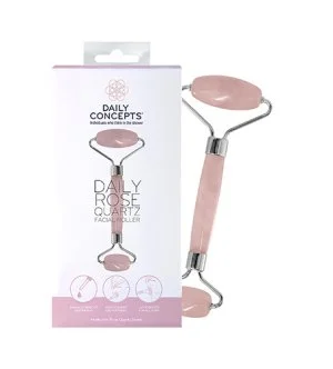 Daily Concepts Daily Rose Quartz Facial Roller arcmasszírozó henger