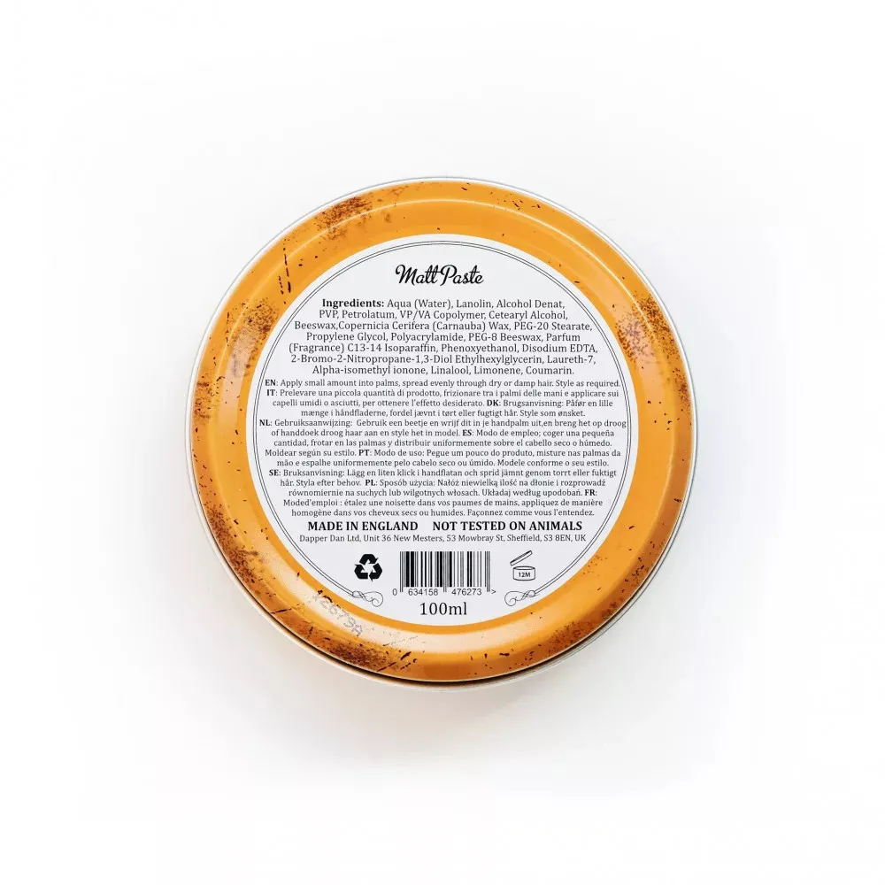 Matt Paste matt hajformázó paszta erős és rugalmas tartásért 100 ml