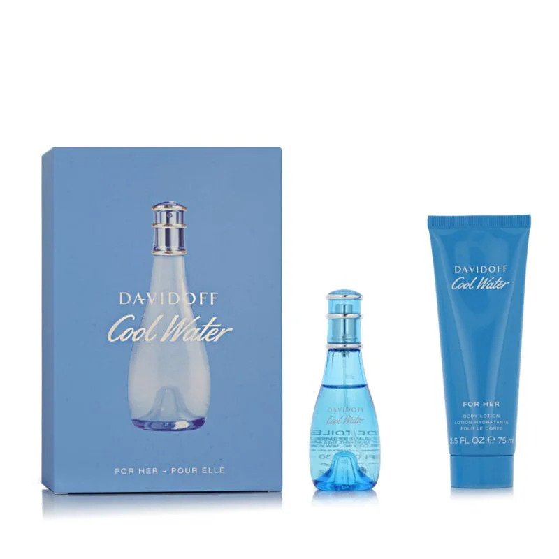 Davidoff Cool Water for Women eau de toilette nőknek 30 ml + testápoló
