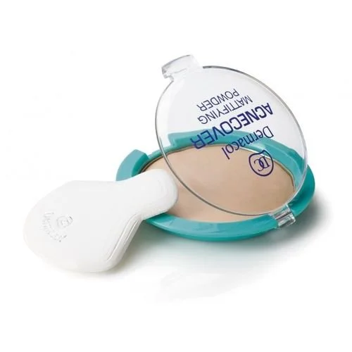 Acnecover Mattifying Powder kompakt mattító púder problémás bőrre Shell 11 g
