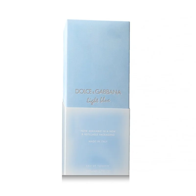 Dolce & Gabbana Light Blue 2025 utántölthető eau de toilette hölgyeknek 200 ml