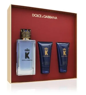 Dolce & Gabbana K by Dolce & Gabbana ajándékszett eau de toilette férfiaknak 100 ml + borotválkozás utáni balzsam 50 ml + tusfürdő