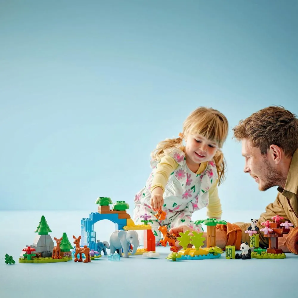 DUPLO® 10446 Vadállatcsaládok 3 az 1-ben