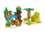 DUPLO® 10446 Vadállatcsaládok 3 az 1-ben