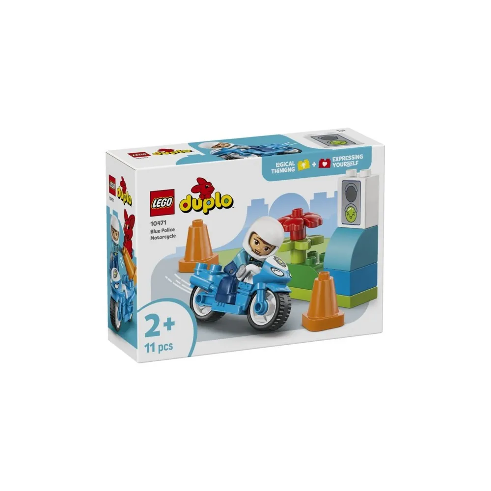 DUPLO® 10471 Kék rendőrmotor