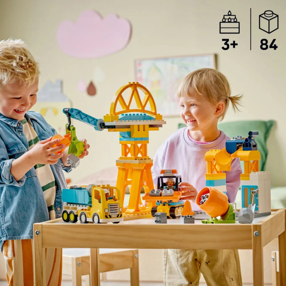DUPLO® 10476 Építkezés és járművek 3 az 1-ben