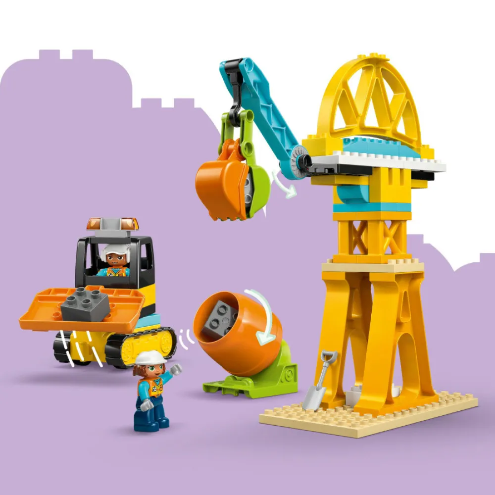 DUPLO® 10476 Építkezés és járművek 3 az 1-ben