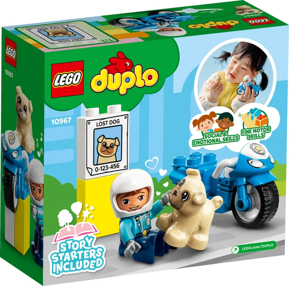 DUPLO® 10967 Rendőrségi motorbicikli