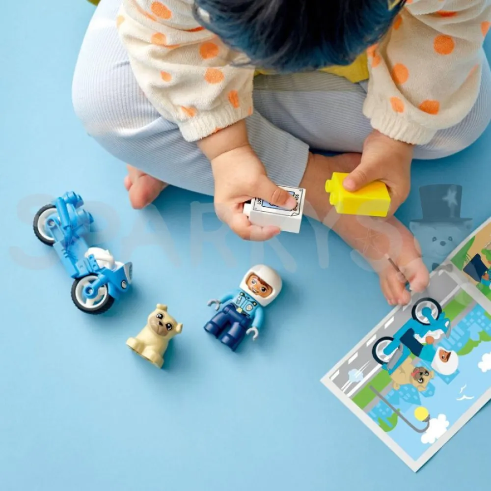 DUPLO® 10967 Rendőrségi motorbicikli