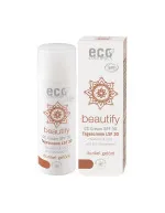 Eco Cosmetics CC krém SPF 30 BIO - sötét (50 ml) - átfogó ápolás a bőrnek