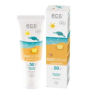 Eco Cosmetics Neutral parfümmentes BIO SPF 50 naptej (125 ml) - természetes ásványi szűrőkkel