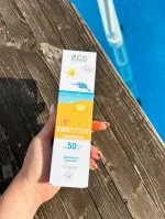 Eco Cosmetics Neutral parfümmentes BIO SPF 50 naptej (125 ml) - természetes ásványi szűrőkkel