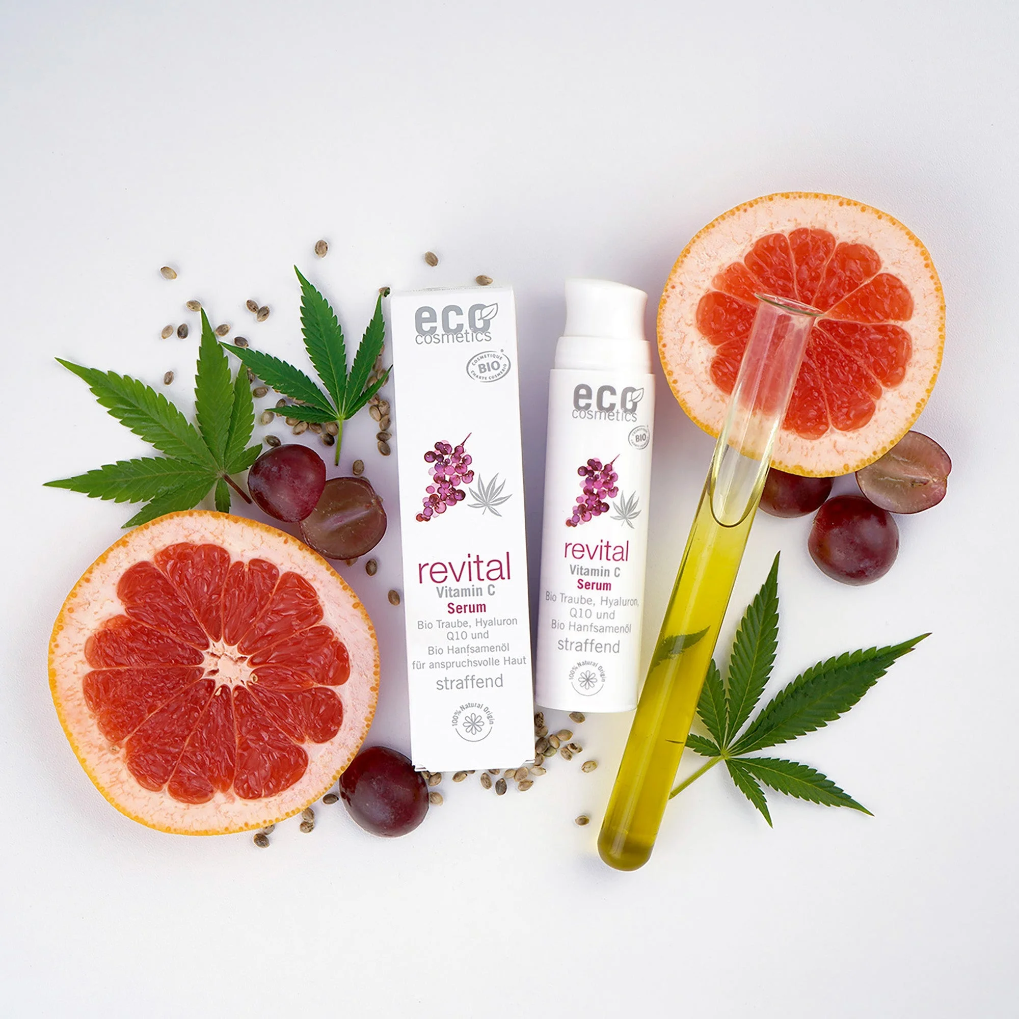 Eco Cosmetics Revital BIO C-vitamin arcszérum (30 ml) – igényes bőrre
