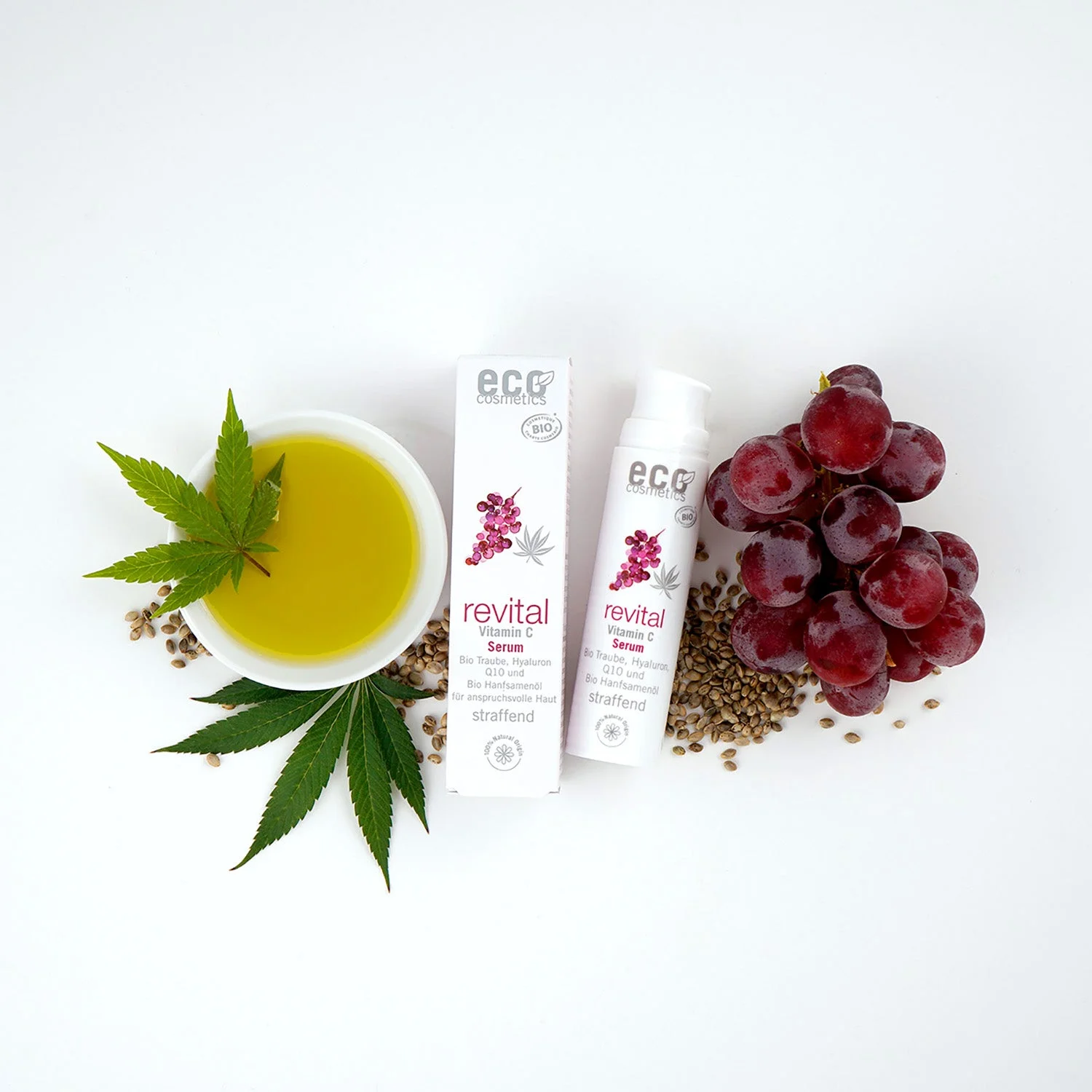 Eco Cosmetics Revital BIO C-vitamin arcszérum (30 ml) – igényes bőrre