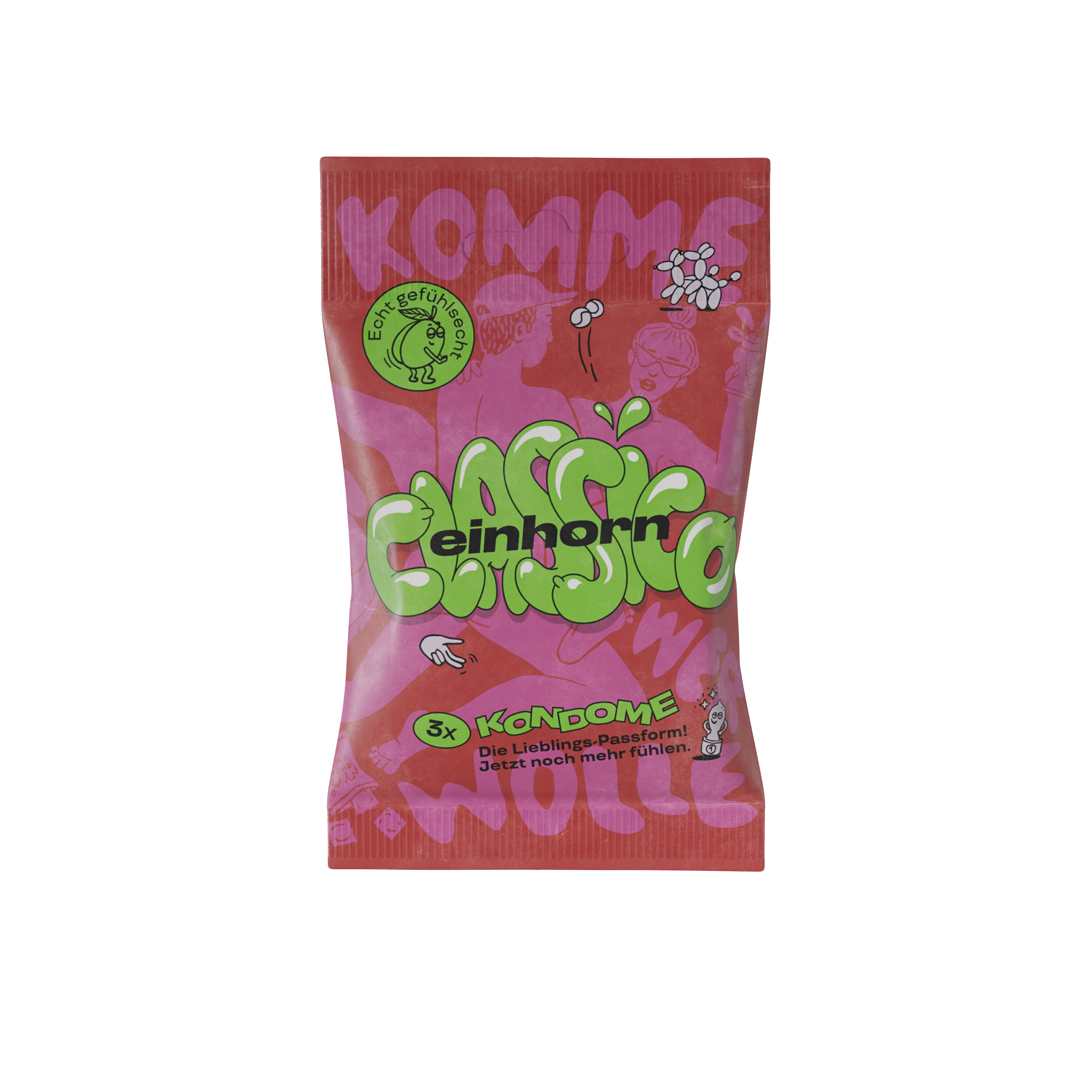 Einhorn Óvszerek Classic 3 db - vegán, parfümmentes