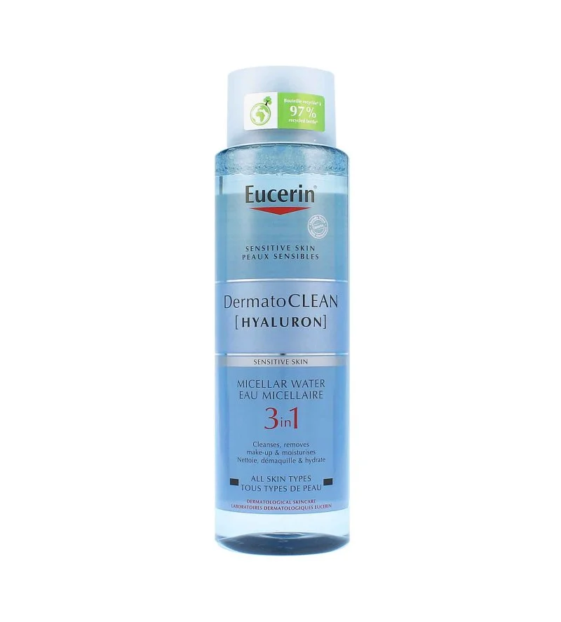DermatoClean Hyaluron tisztító micellás víz 3 az 1-ben 400 ml