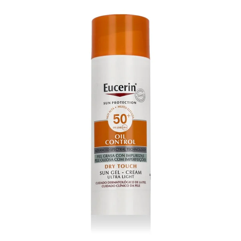 Zsírfény-szabályozó fényvédő gél-krém SPF 50+ 50 ml