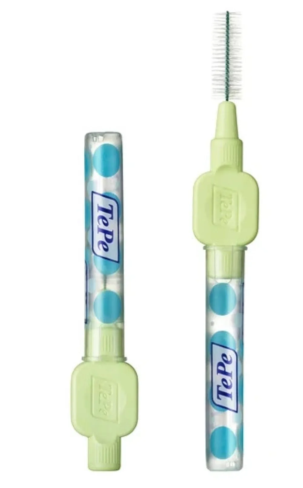 Extra puha fogköztisztító kefék 5-ös (zöld, 0,8 mm) 8 db