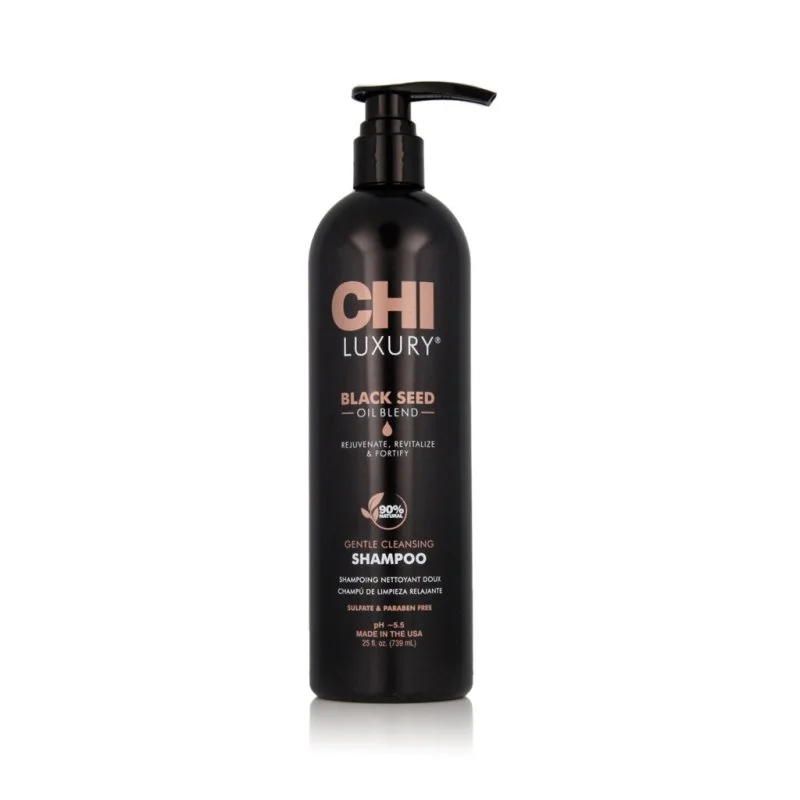 CHI Luxury gyengéd tisztító sampon feketekömény-olajjal 739 ml