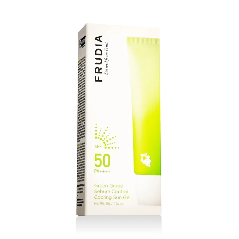 Zöld szőlő faggyúszabályozó hűsítő fényvédő gél SPF 50 PA++++ 50 g