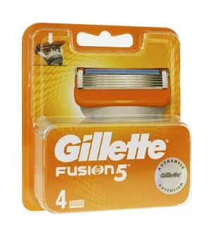 Gillette Fusion pótborotvabetétek 4 db férfiaknak