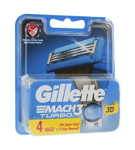 Mach3 Turbo csereborotvafejek 4 db férfiaknak