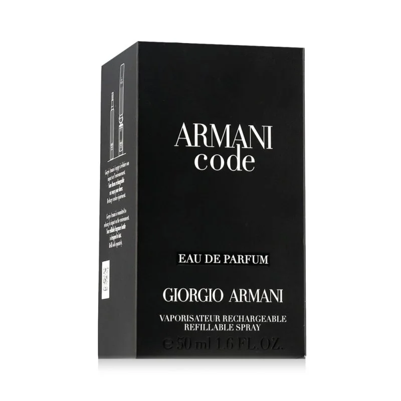 Armani Code utántölthető Eau de Parfum férfiaknak 50 ml