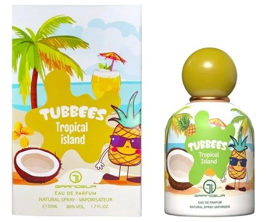 Tubbees Tropical Island uniszex Eau de Parfum 50 ml