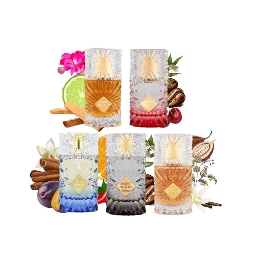 Sweet Heaven Utazó szett uniszex 5x20 ml (Heaven, Extreme, Tob, Cherry, Ice) parfüm