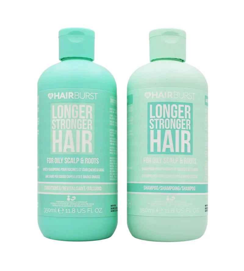 Longer Stronger Hair Oily Scalp & Roots szett zsíros hajra: sampon 350 ml + balzsam