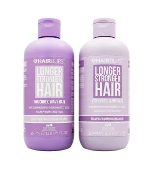 Hairburst Longer Stronger Hair Curly göndör hajra szett sampon 350 ml + kondicionáló