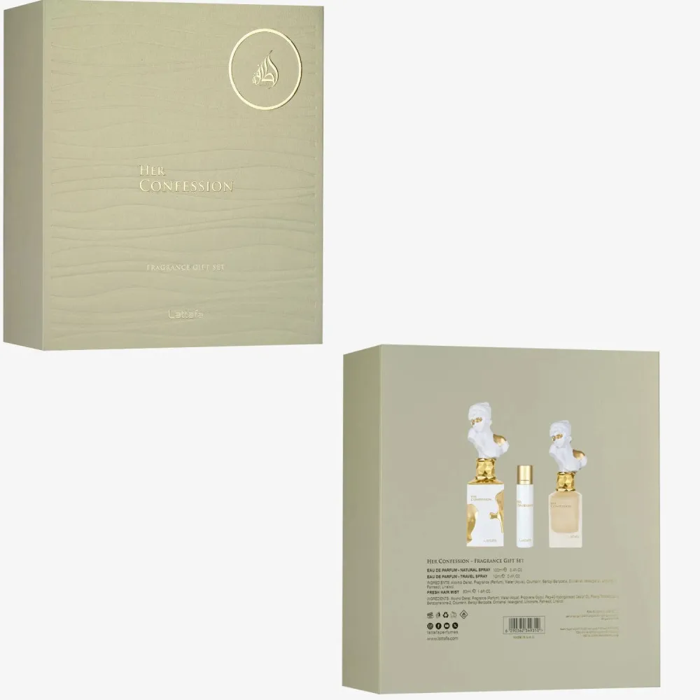 Her Confession 100 ml + EDP MINI 12 ml + hajpermet eau de parfum nőknek 50 ml