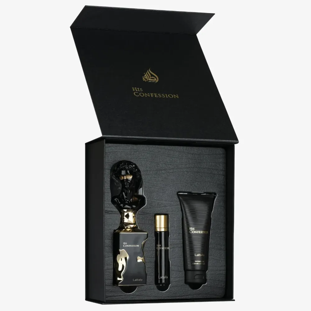 His Confession parfümvíz férfiaknak 100 ml + EDP MINI 12 ml + SG