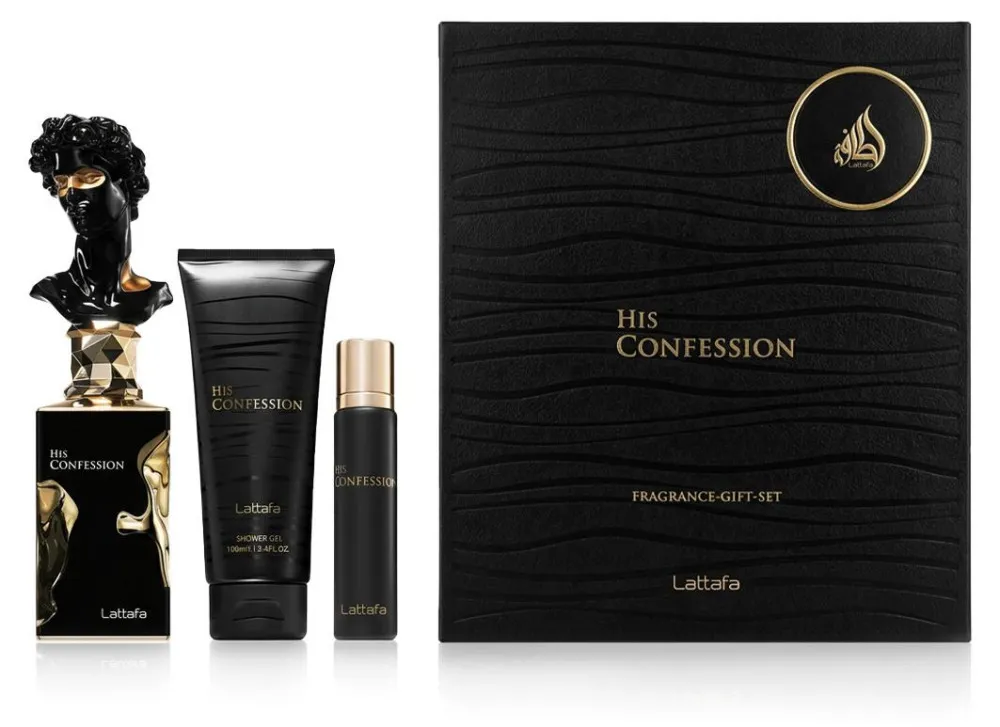 His Confession parfümvíz férfiaknak 100 ml + EDP MINI 12 ml + SG