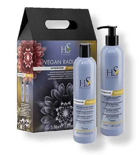 Vegan Radiance Reconstruction szett Phytostructure Maintenance sampon 350 ml + Phytostructure Sealing Effect kondicionáló