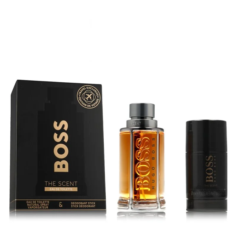 Boss Boss The Scent For Him eau de toilette férfiaknak 100 ml + dezodor stift 75 ml