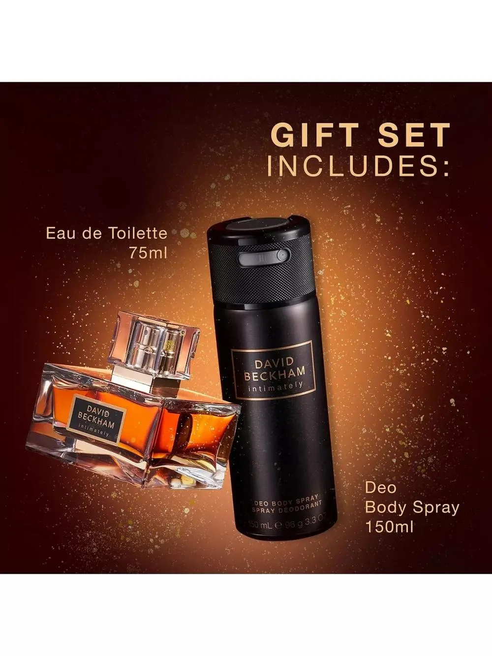 Intimately Men ajándékszett 75 ml + dezodor spray eau de toilette férfiaknak