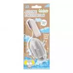 Jack n Jill Szilikon fogkefe ujjfogkefe babáknak (2db) tok - 6-12 hónapos korú gyermekek számára