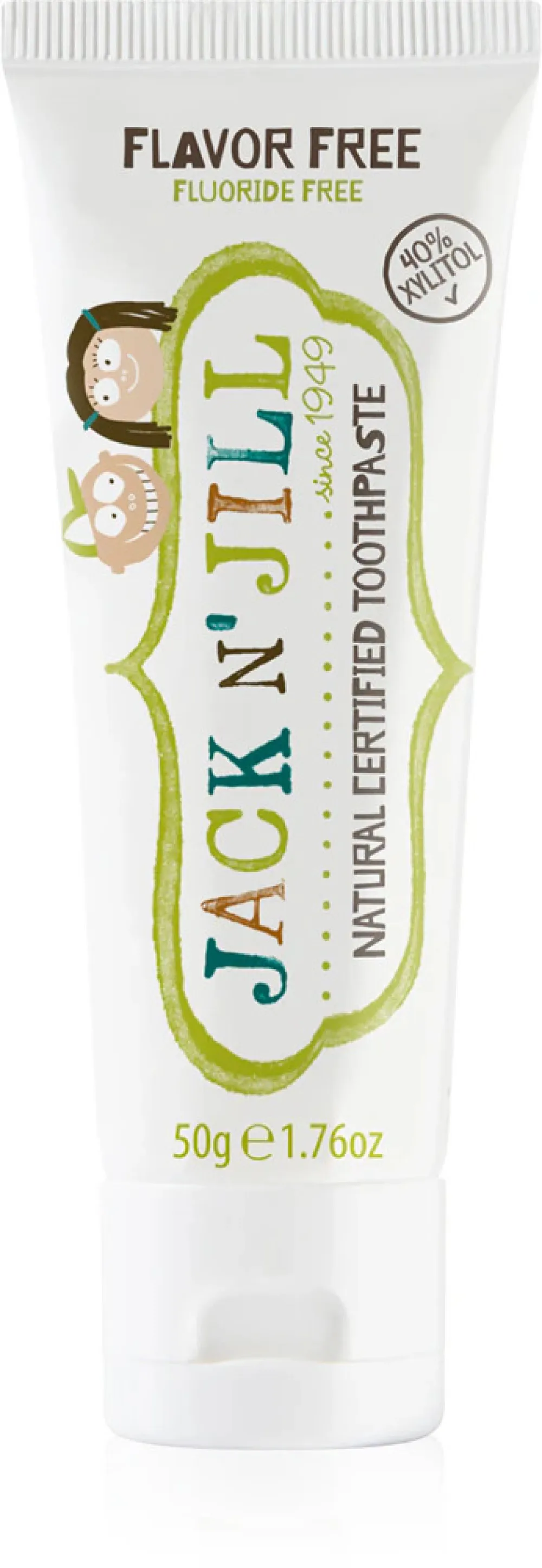 Jack n Jill Fogkrém - ízesítés nélküli (50 g) - fluoridmentes