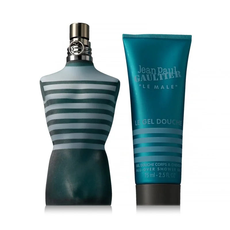 Le Male Eau de Toilette férfiaknak 75 ml + tusfürdő