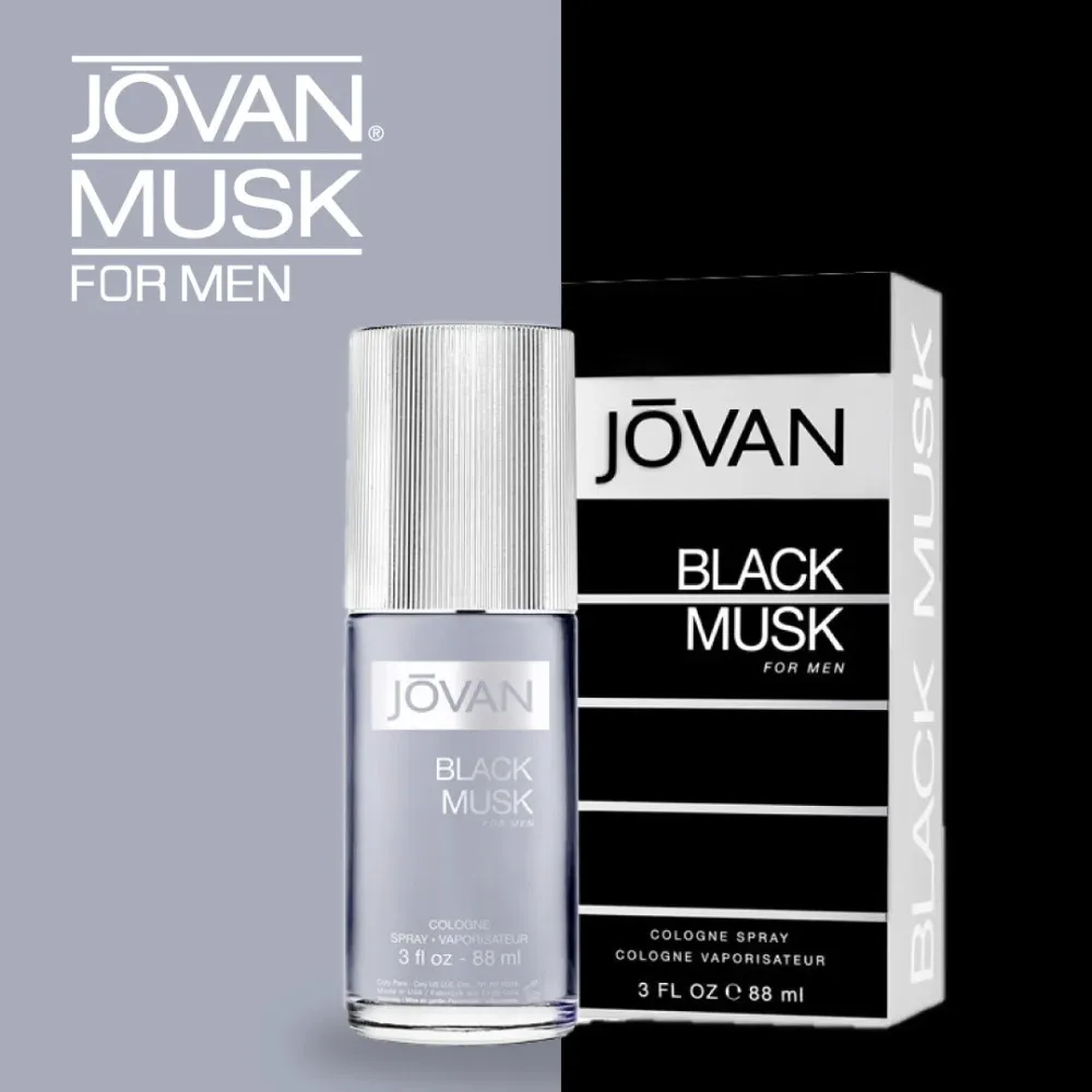 Musk Black kolínská voda pro muže 88 ml
