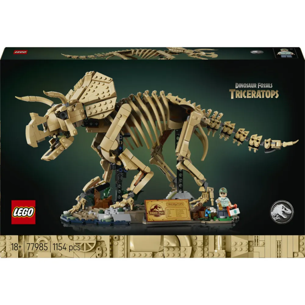 Jurassic World 77985 Dinoszaurusz kövület: Triceratops