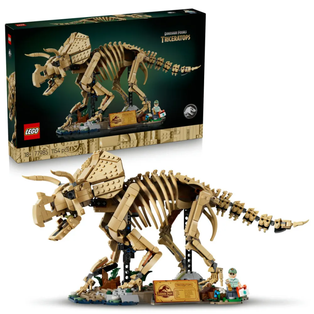Jurassic World 77985 Dinoszaurusz kövület: Triceratops