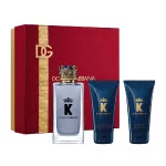 K by Dolce & Gabbana ajándékszett eau de toilette férfiaknak 100 ml + borotválkozás utáni balzsam 50 ml + tusfürdő