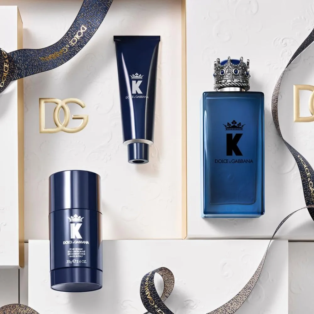 K pour Homme Eau de Parfum férfiaknak 100 ml + dezodor stift 75 g + tusfürdő 50 ml